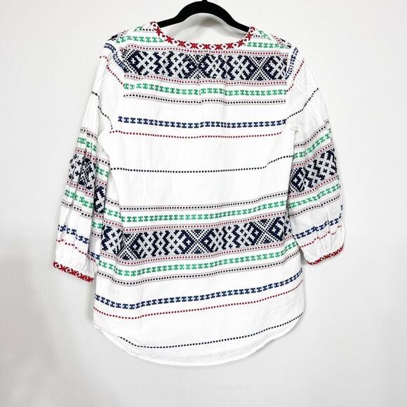 Joie Jenollina Embroidered Top Womens Embroidered Ladies Small New - Picture 4 of 13